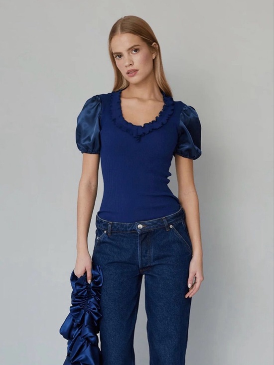 OperaSport Tops - OperaSport Ingrid Top - Blue